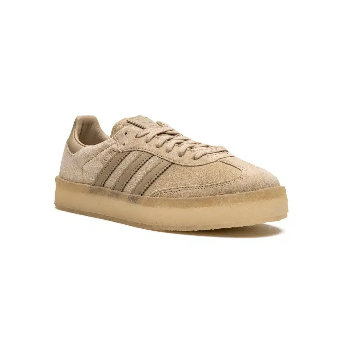 Adidas Samba x Clarks 8th Street Suede Beige avec Semelle Translucide – Édition Limitée