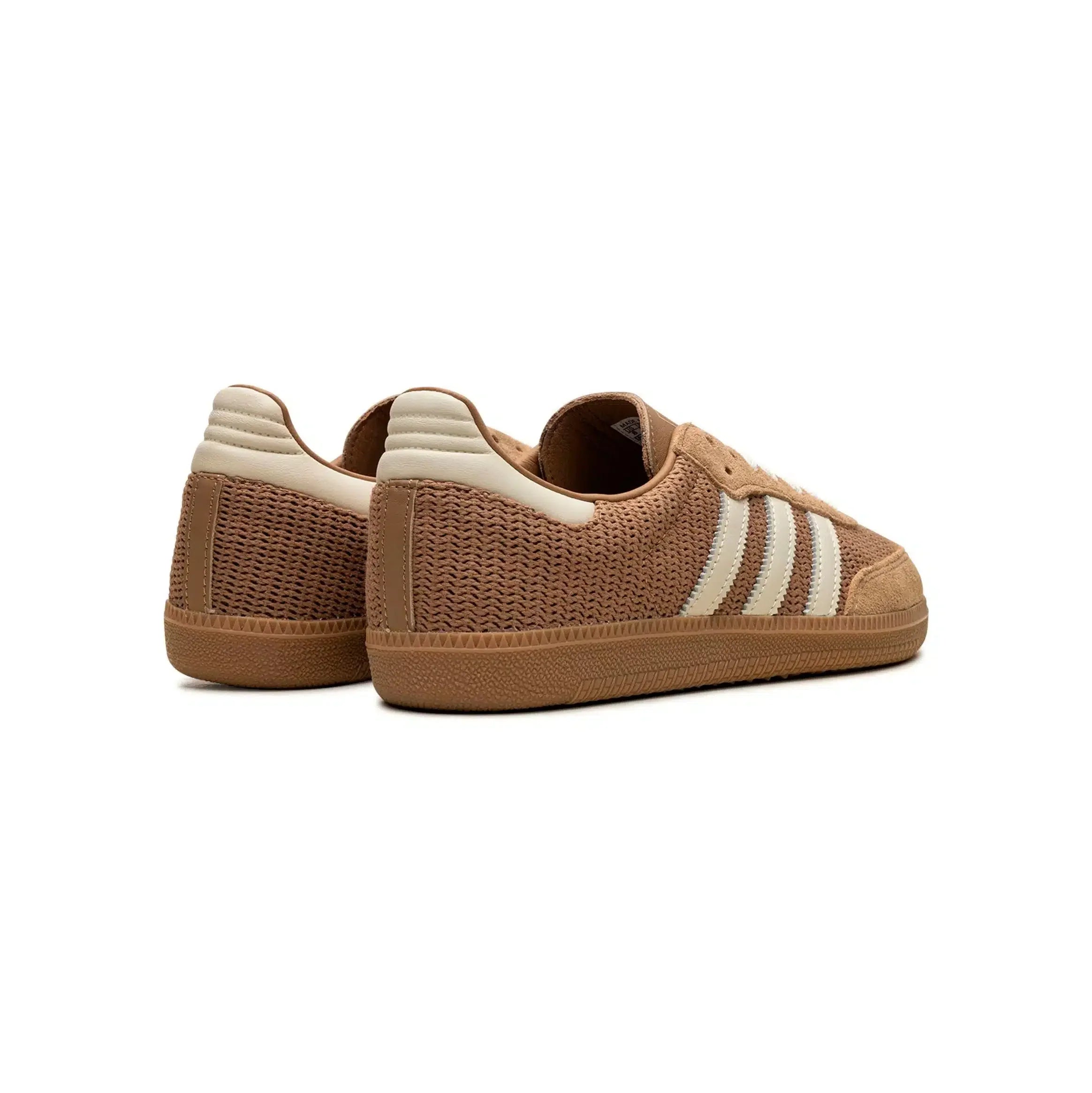 Adidas Samba Marron Cardboard avec Détails Beiges Vintage