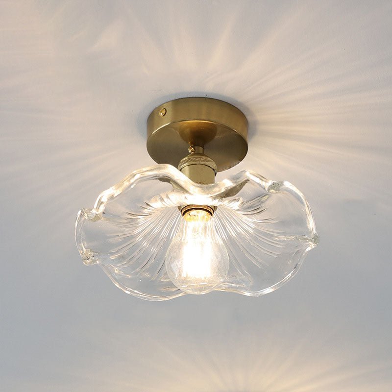 Floralis – Luminaire de Plafond en Verre Hibiscus