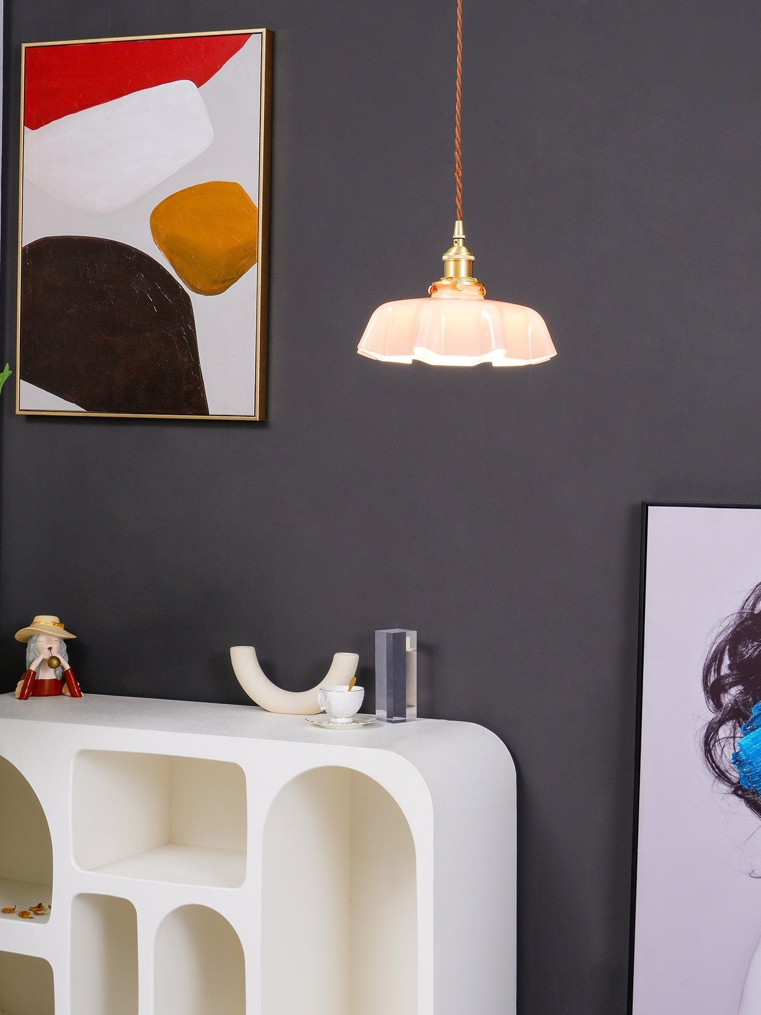 Florea – Plafonnier design élégant en forme de fleur