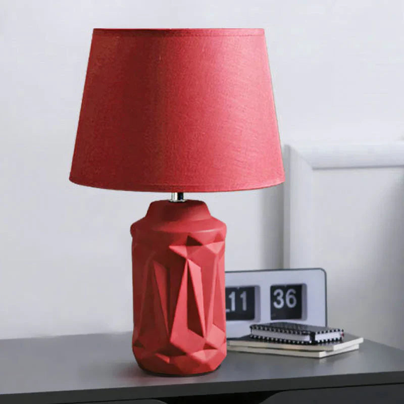 Gloedceram - Red ceramic night lamp