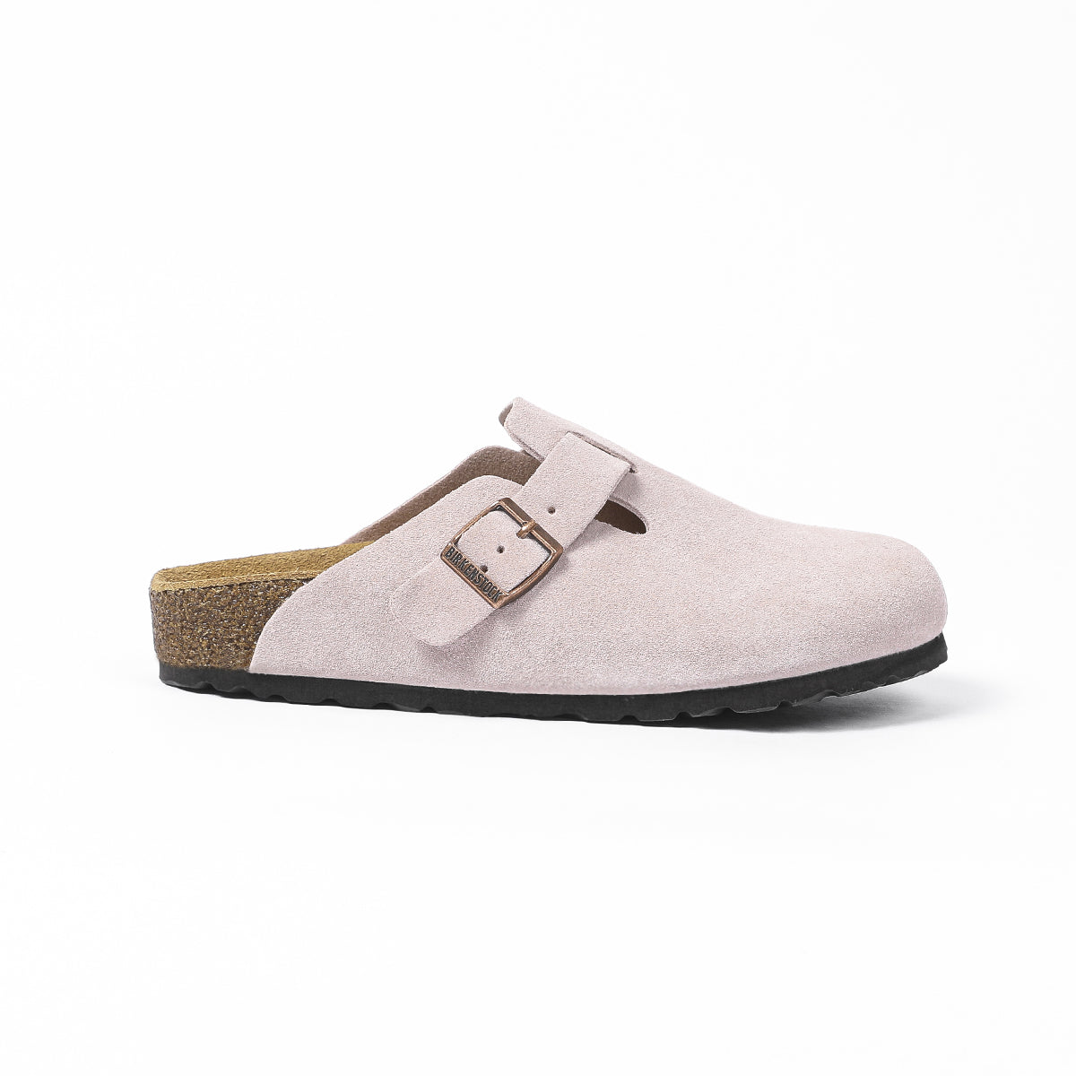 Birkenstock Boston Classic Sabots en Daim Rose
