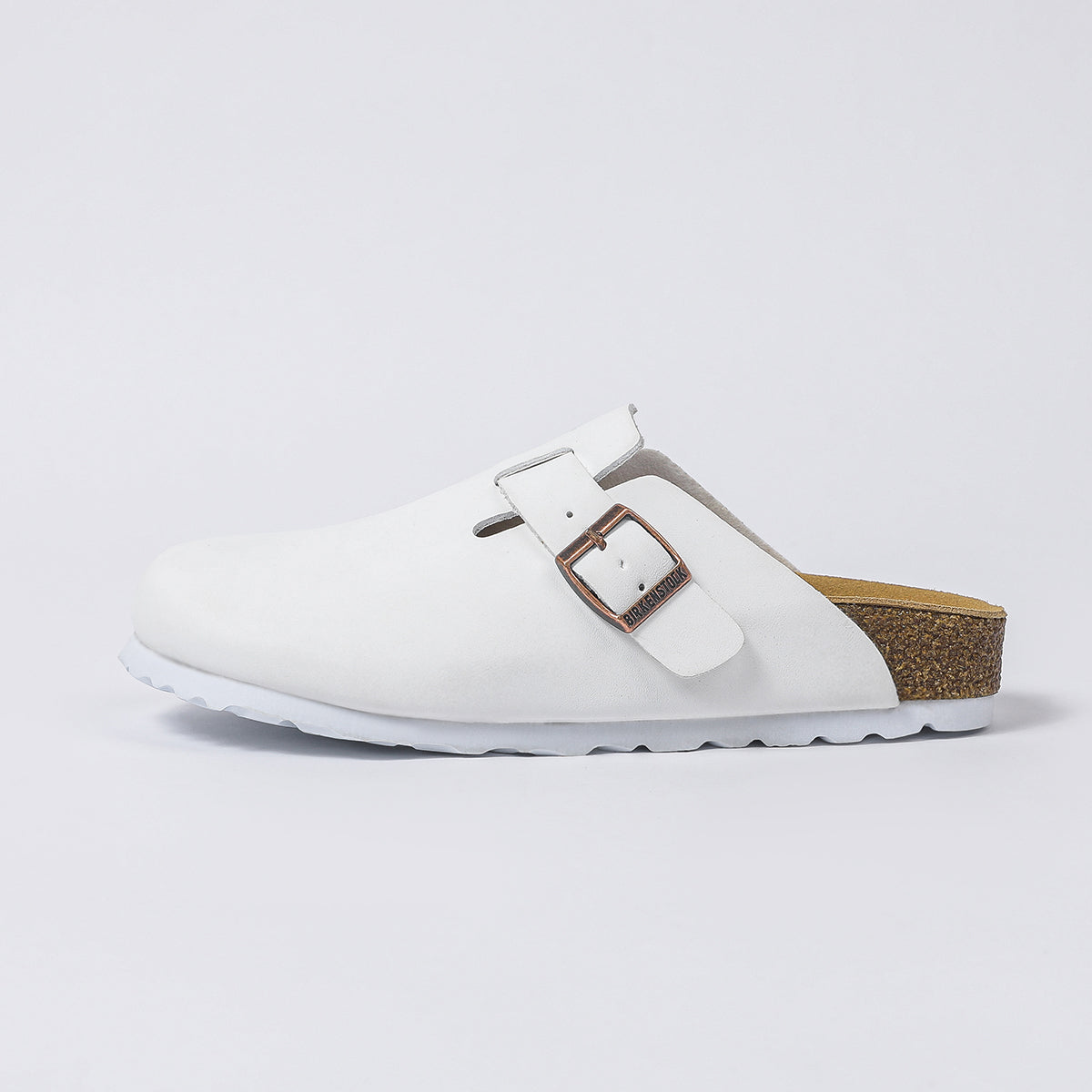 Birkenstock Boston Classic Sabots - Blanc