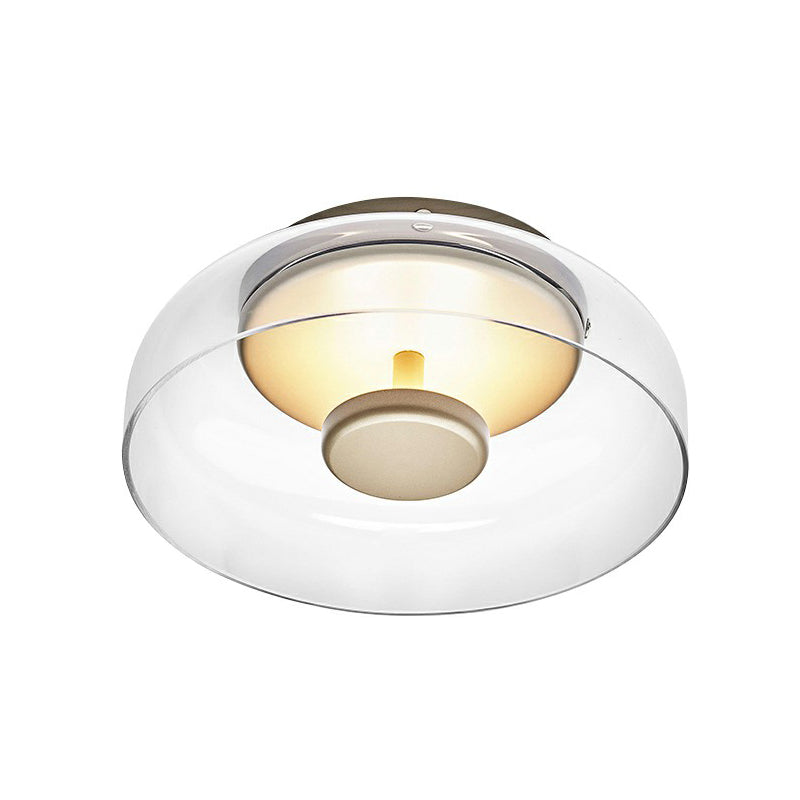 LumiGlass – Plafonnier LED en Verre Moderne pour Entrée, Couloir ou Salon