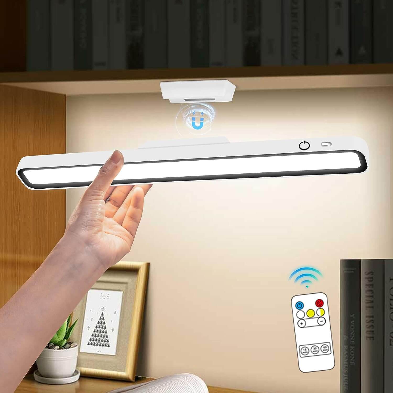Luminova – Lampe de bureau LED rechargeable et magnétique