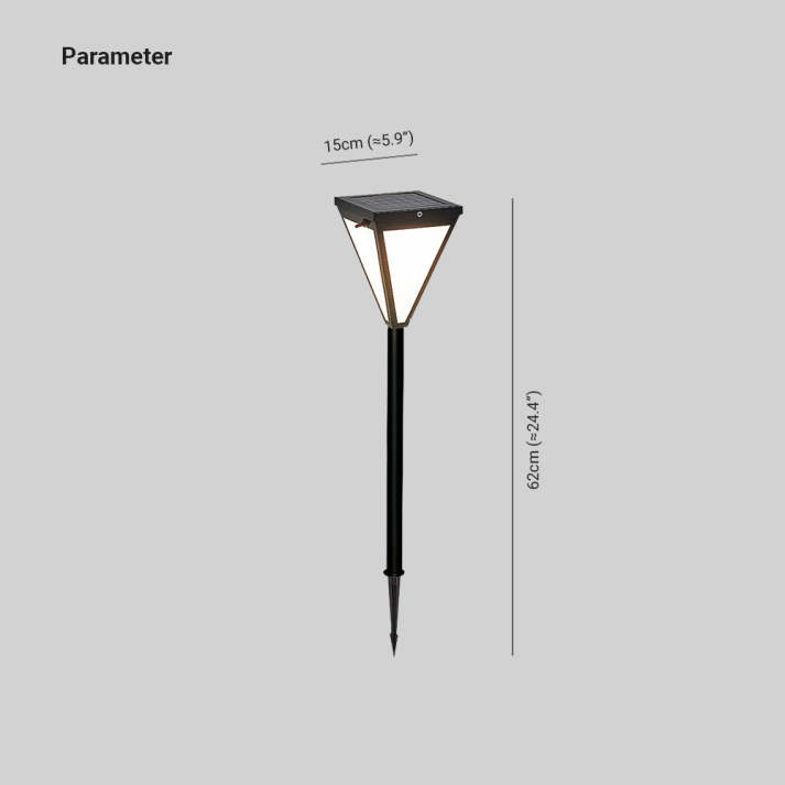 Lumiro – Modern solar lamp for elegant garden lighting