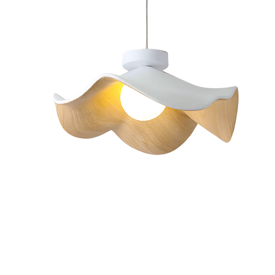 Lumora – Plafonnier design en bois avec une touche scandinave