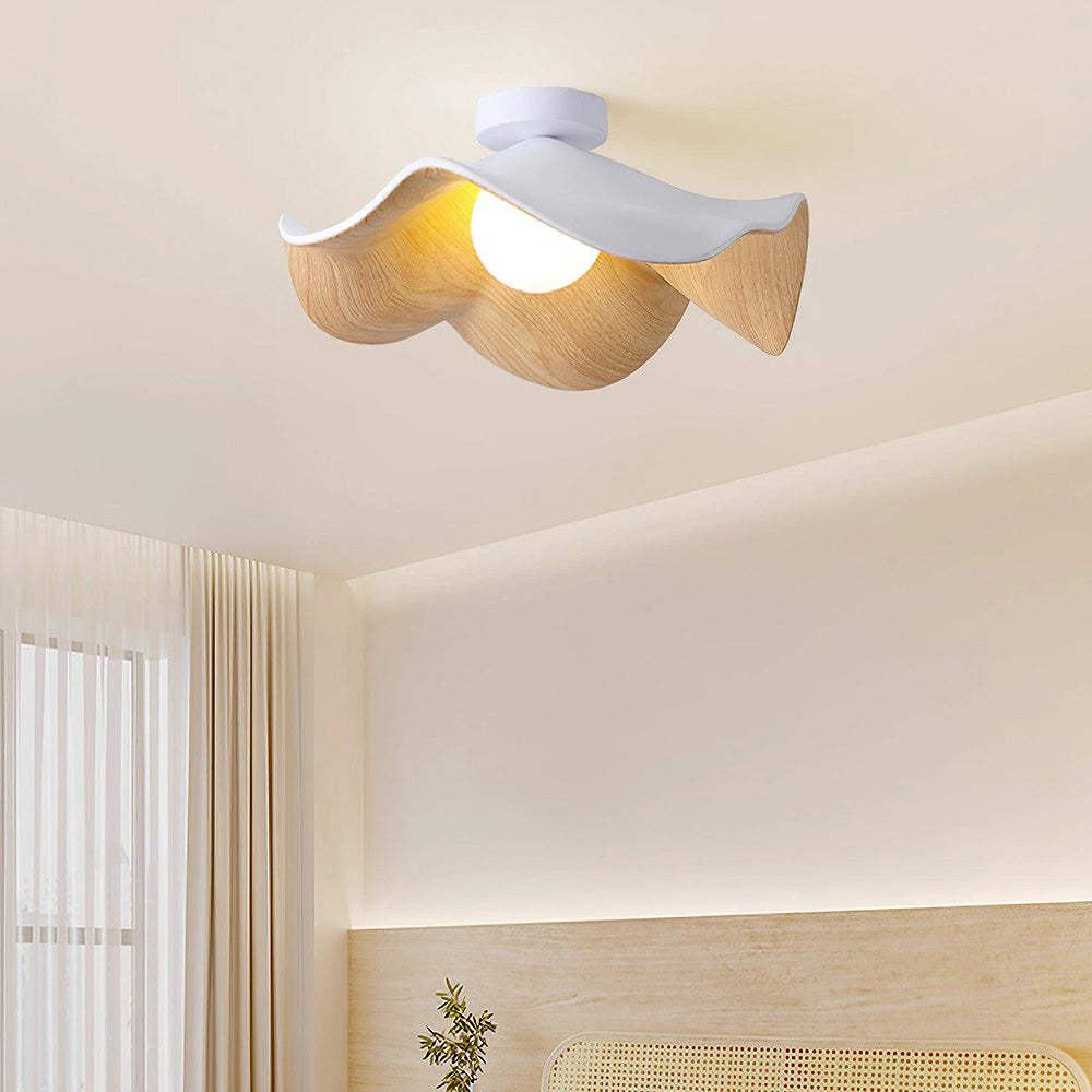 Lumora – Plafonnier design en bois avec une touche scandinave
