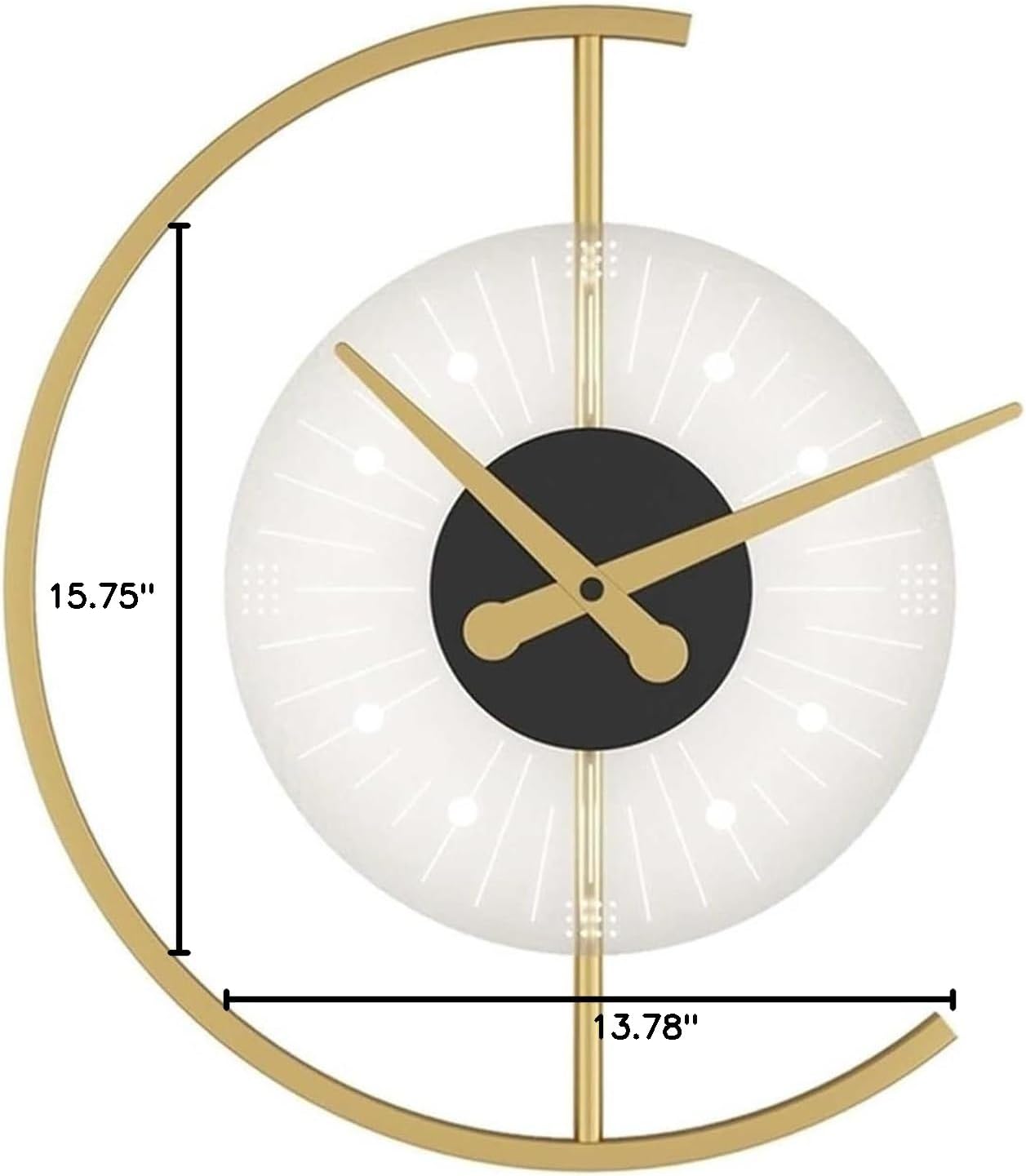 Lumoris – Horloge murale LED au look moderne
