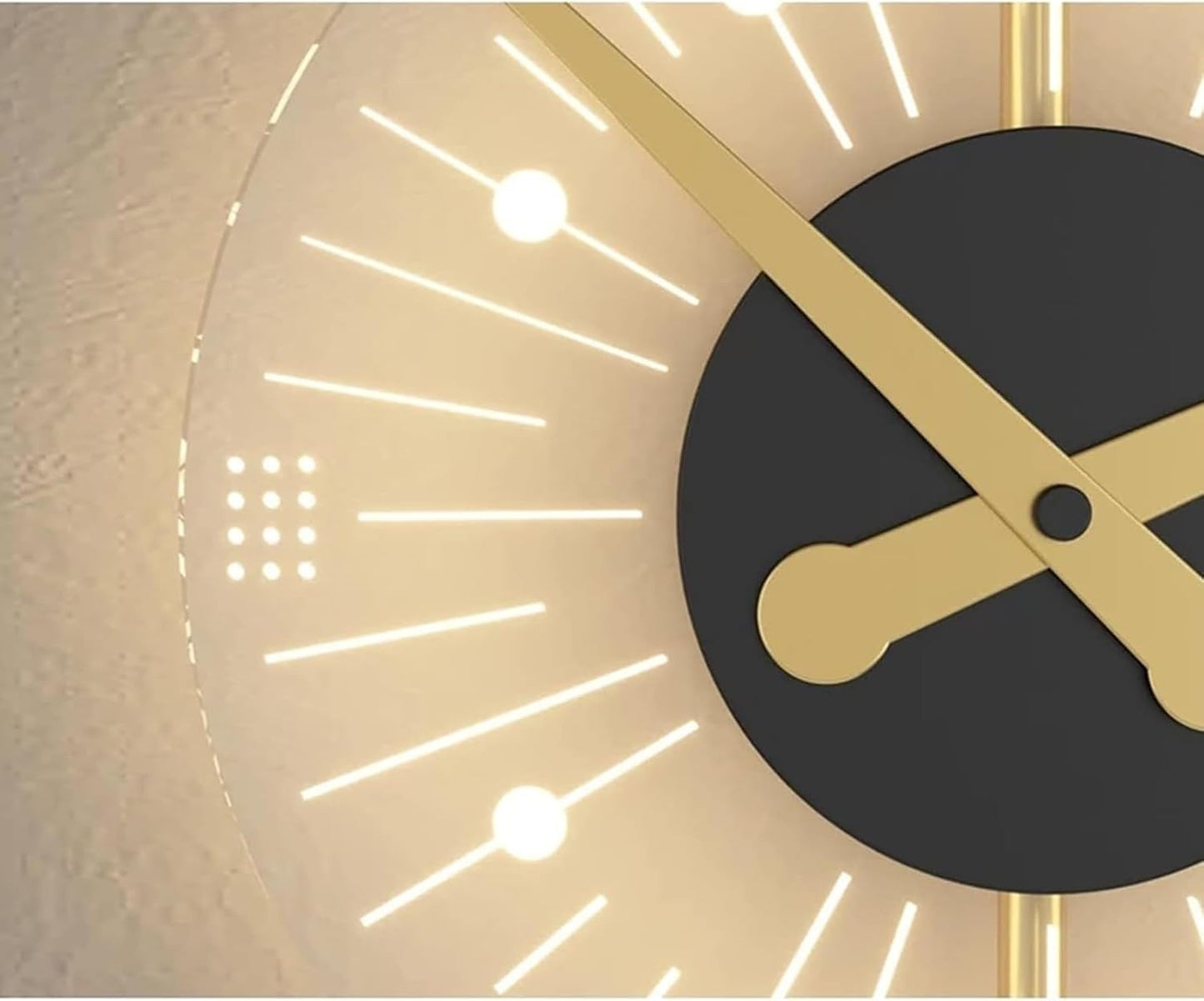 Lumoris – Horloge murale LED au look moderne