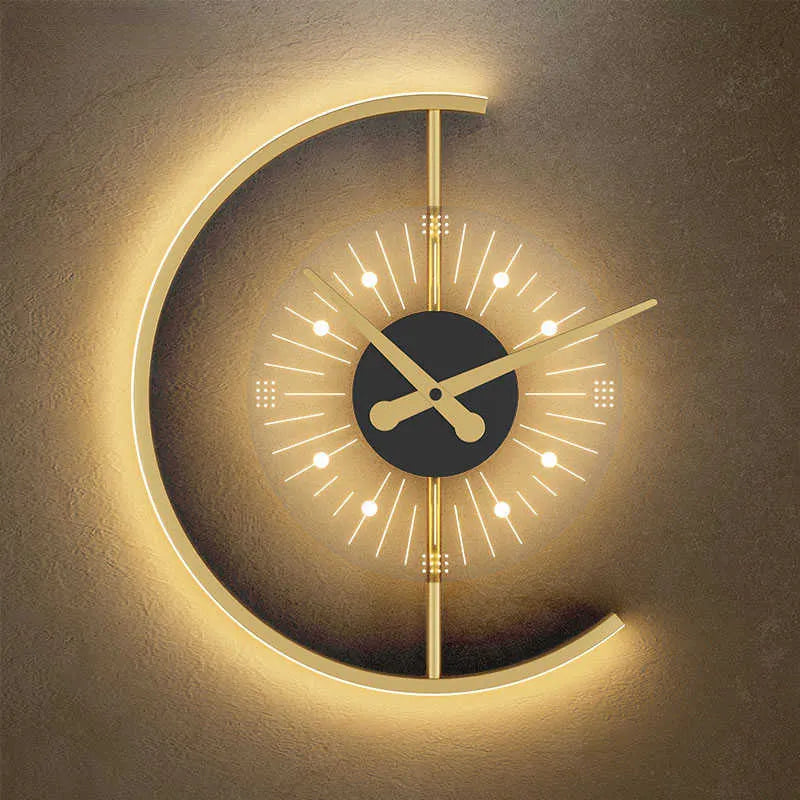 Lumoris – Horloge murale LED au look moderne