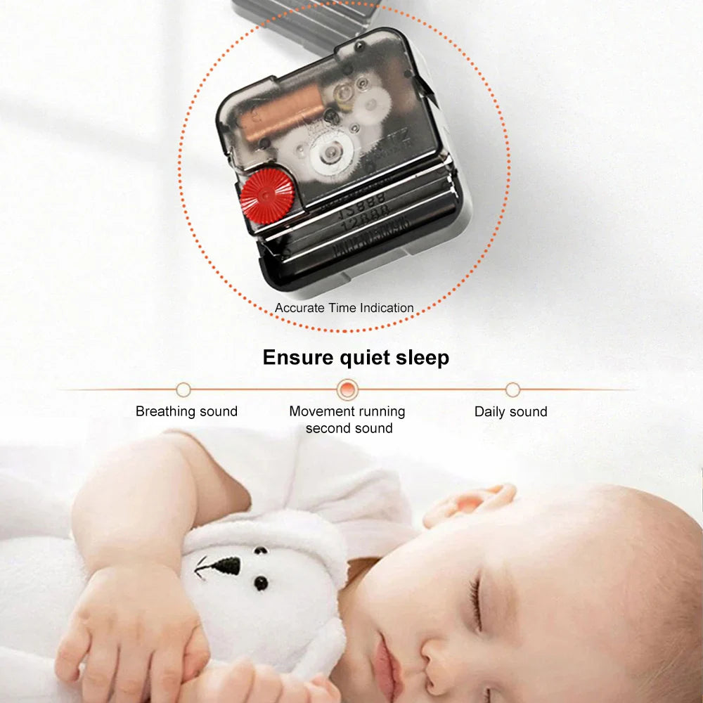 Lunara - Grande horloge murale en bois au design naturel