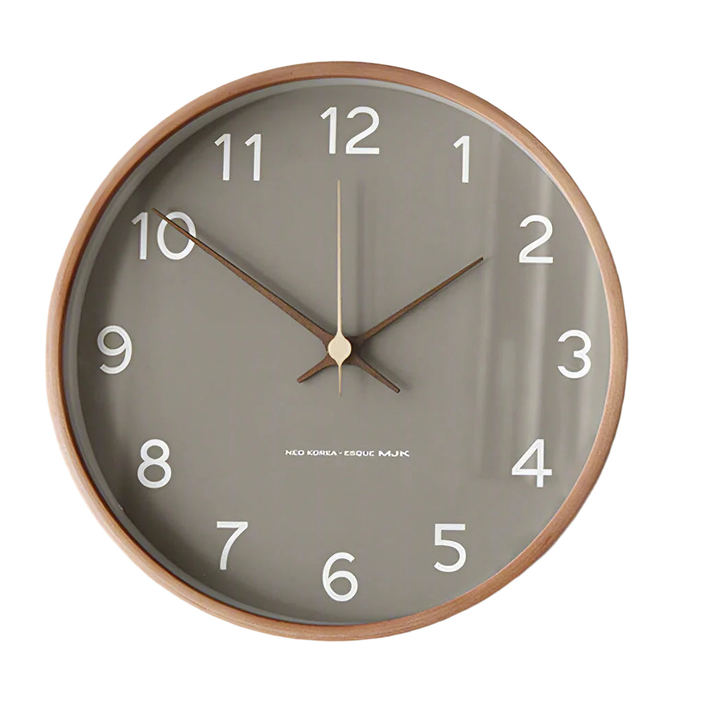 Houten wandklok – Stijlvolle grote klok voor een modern en sfeervol interieur