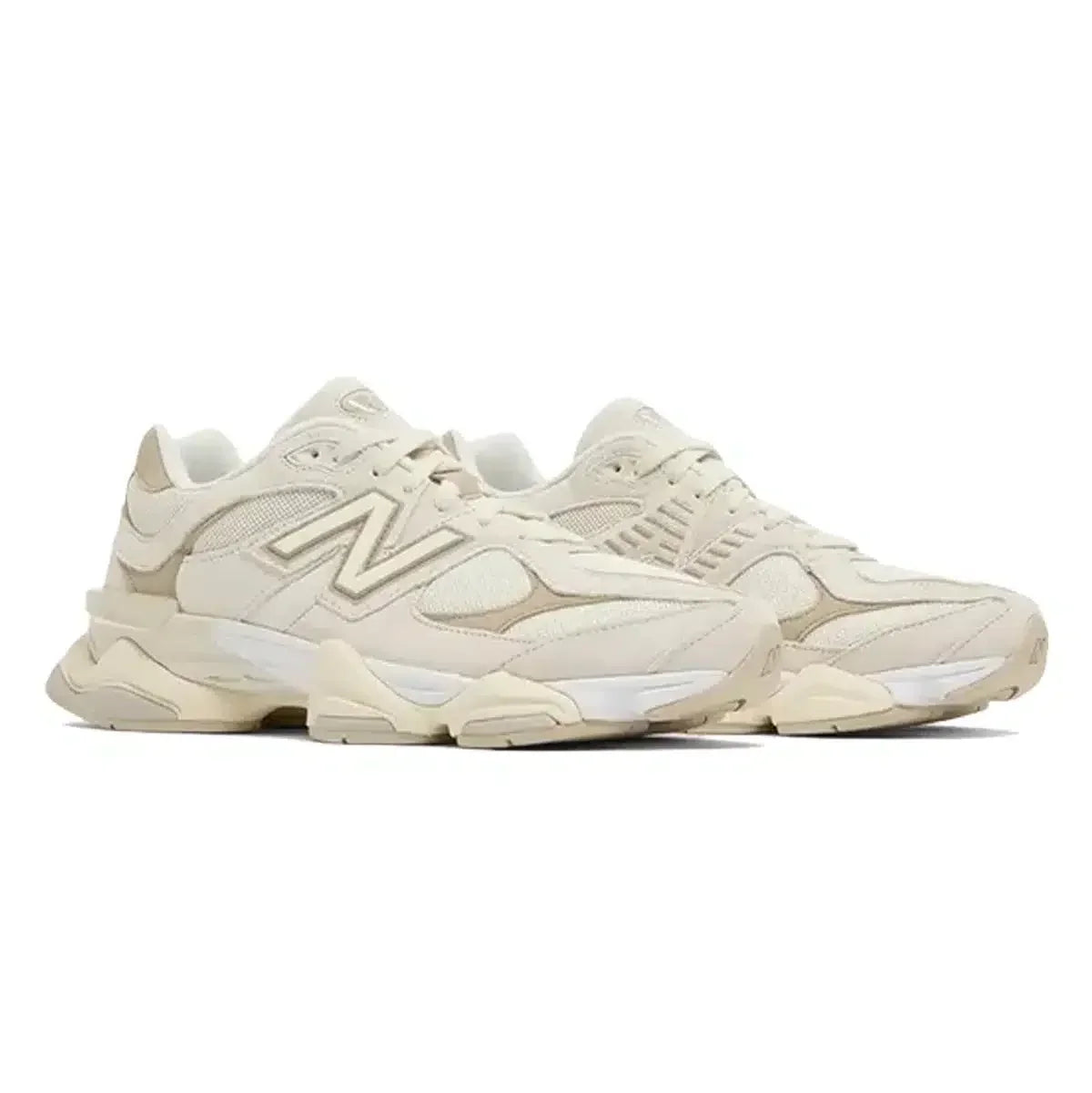 Baskets rétro en daim New Balance 9060 pour homme - Beige sable