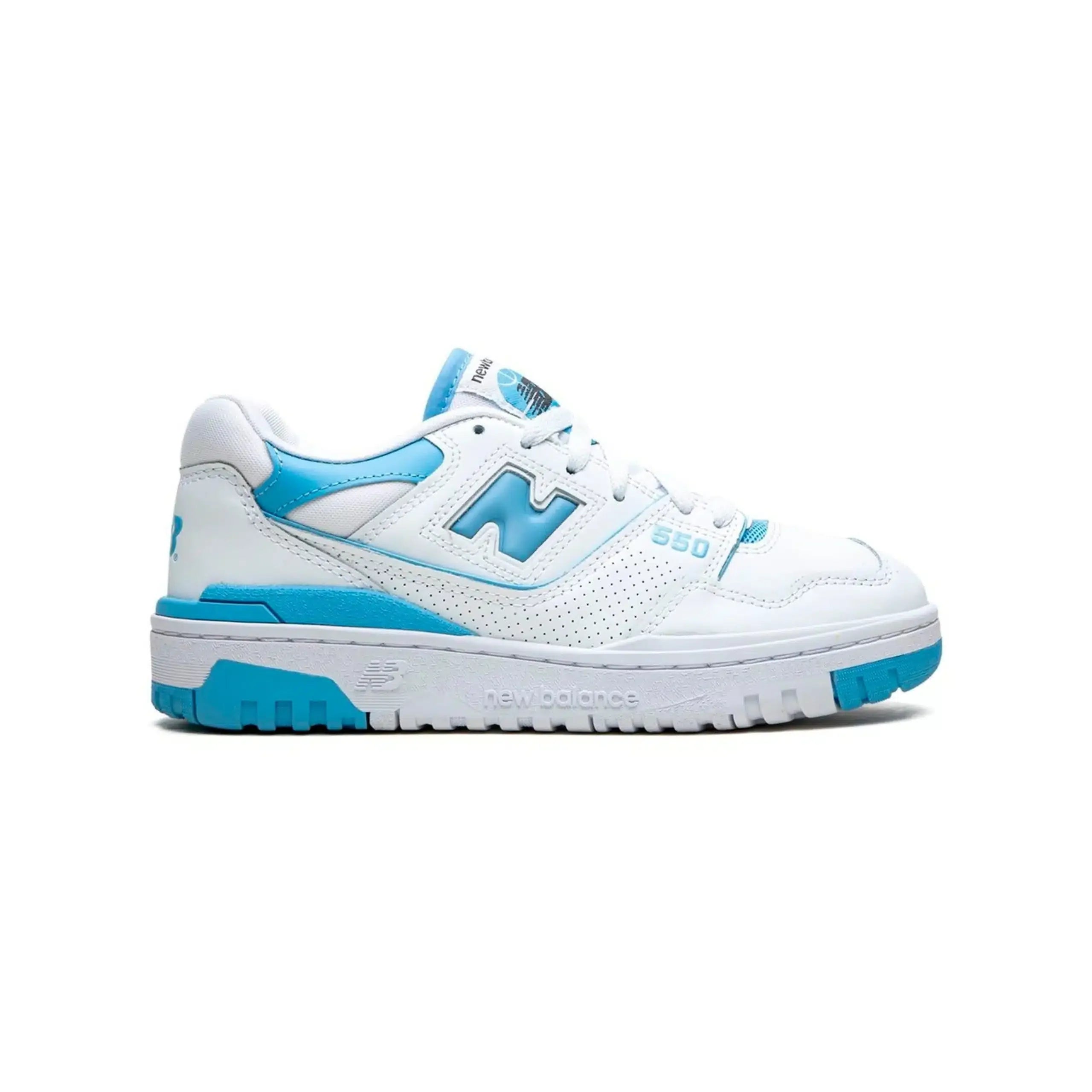 Baskets rétro New Balance 550 pour homme - Blanc/Bleu université