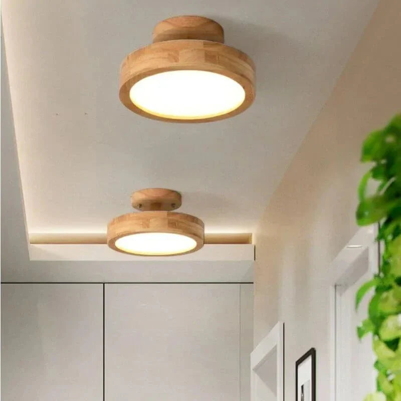 Nordika – Luminaire plafond en bois au design scandinave