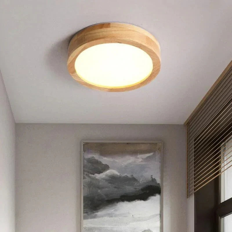 Nordika – Luminaire plafond en bois au design scandinave
