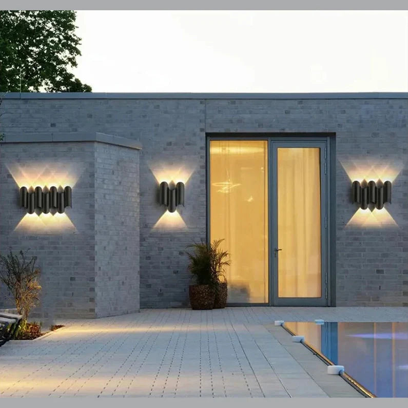 LuxaBeam – Applique Murale Extérieure Étanche LED au Design Moderne
