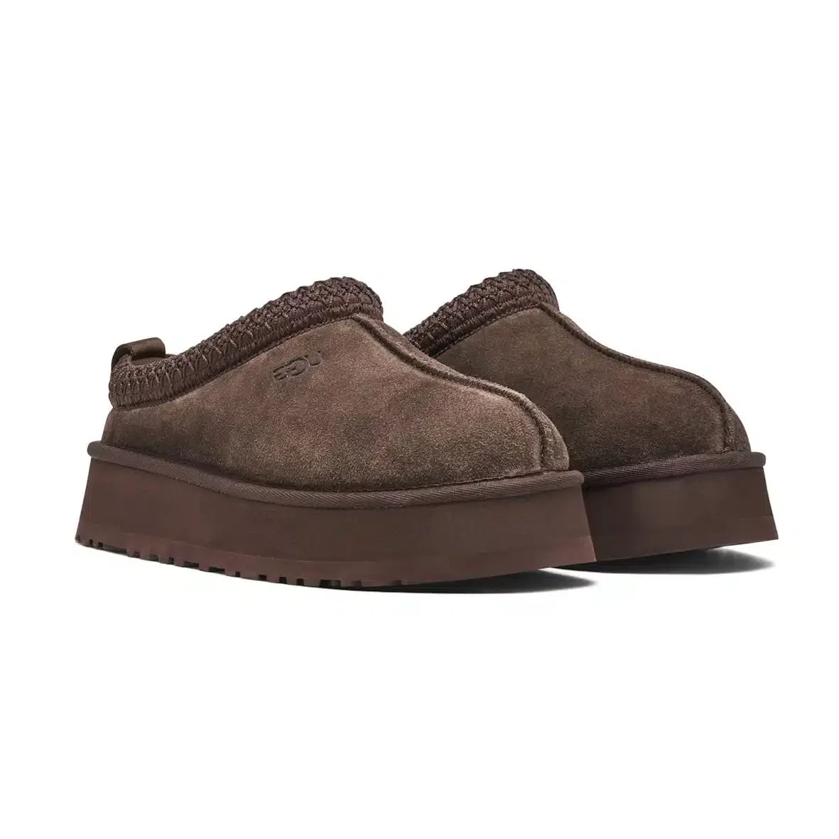 Pantoufles UGG Tazz Brown – Confortables et Modernes avec Semelle Élevée