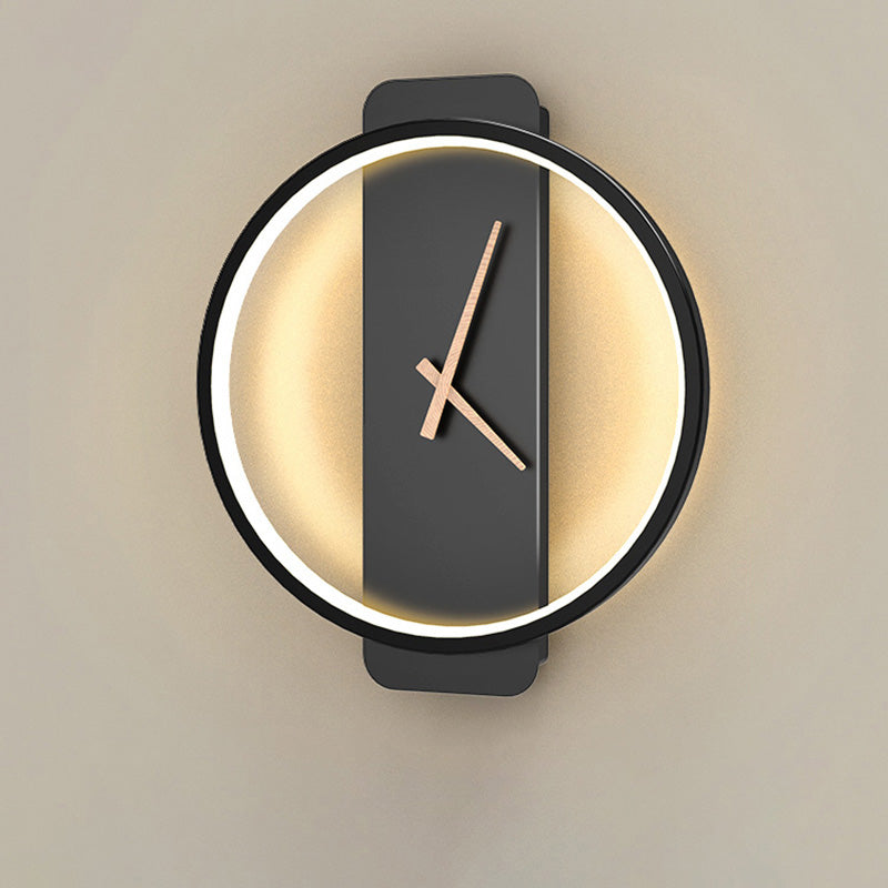 Varelux – Horloge mural moderne avec lumière LED apaisante