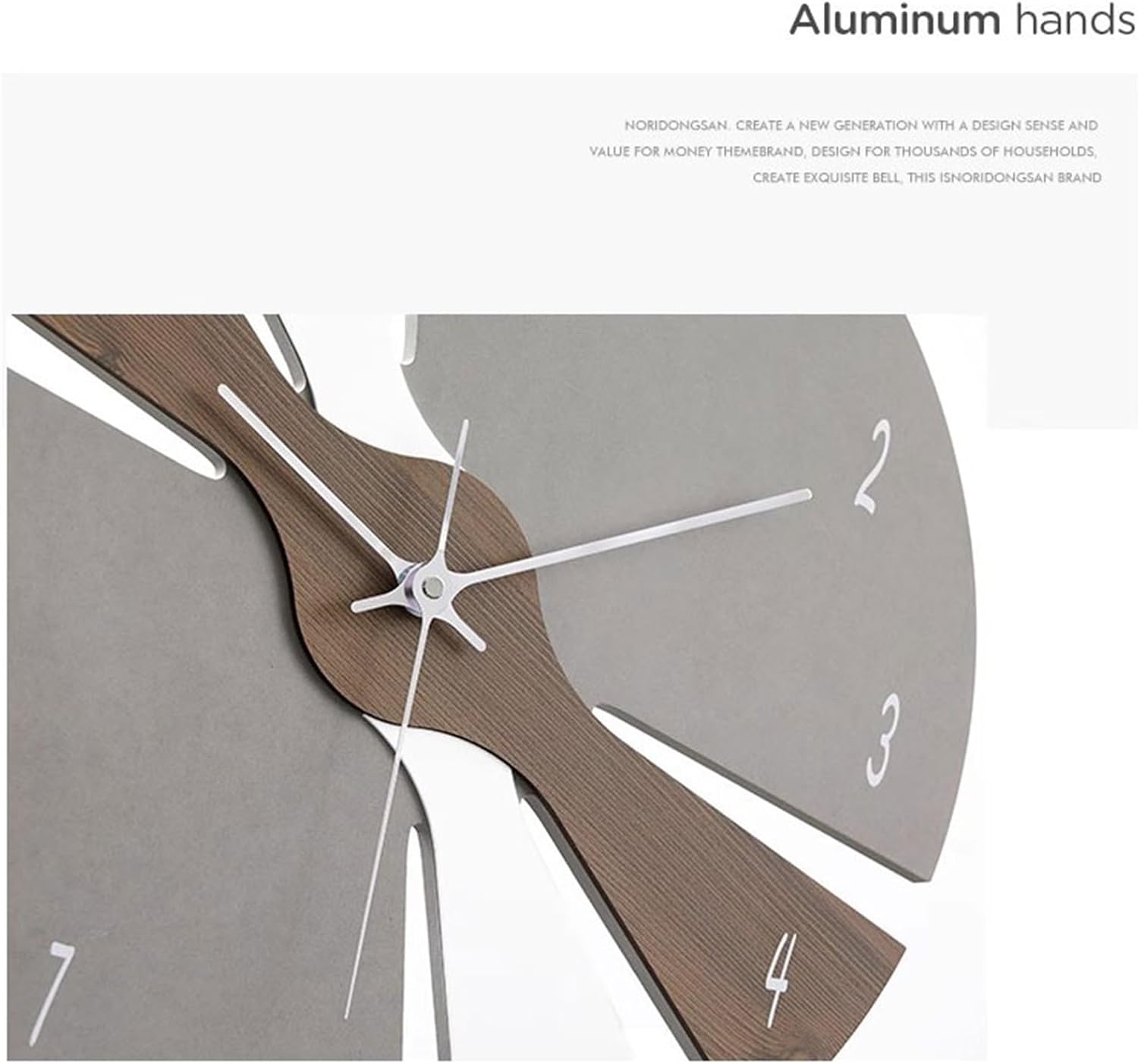 Varion - Grande horloge murale élégante au design moderne
