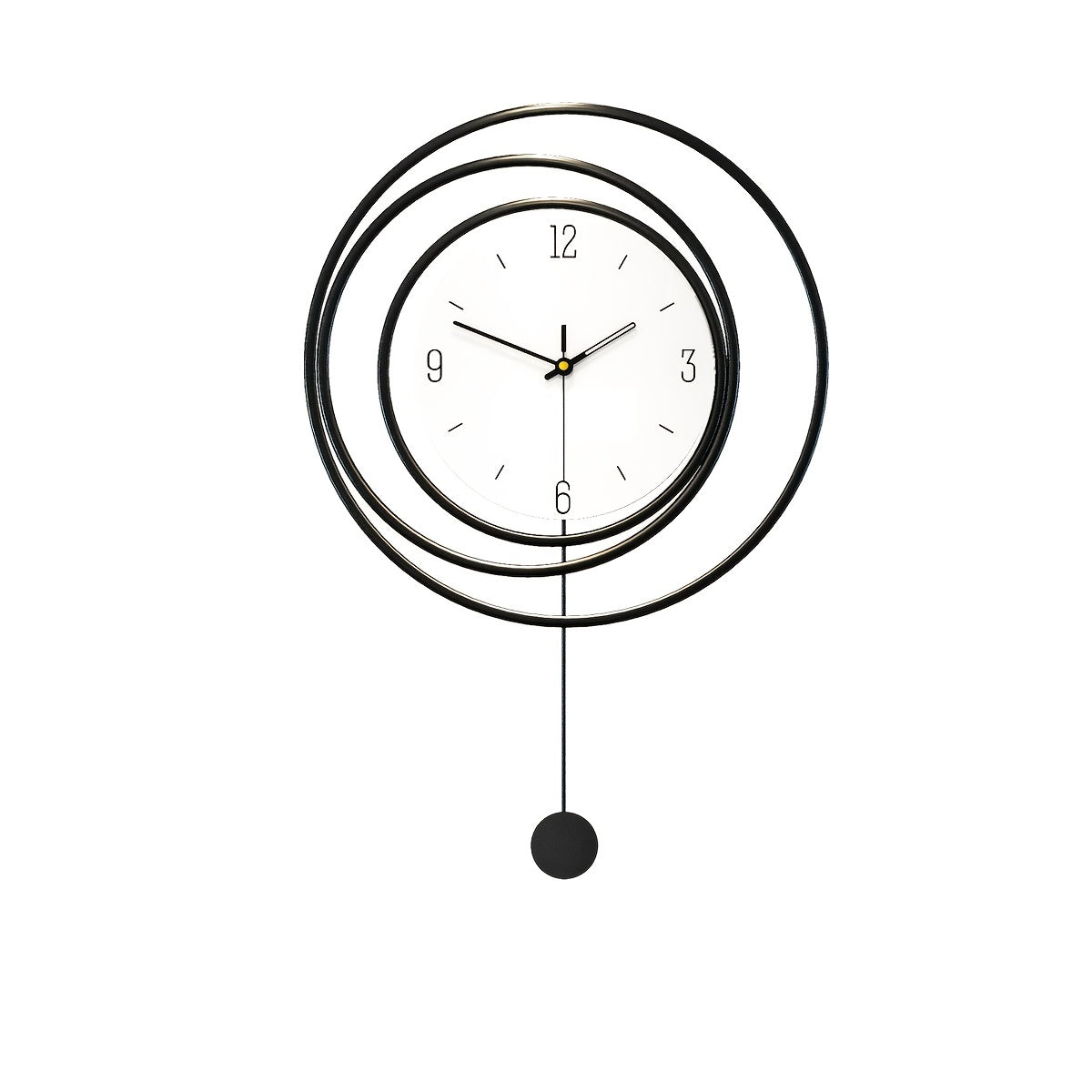 VAROS – Grote minimalistische metalen wandklok met modern design.