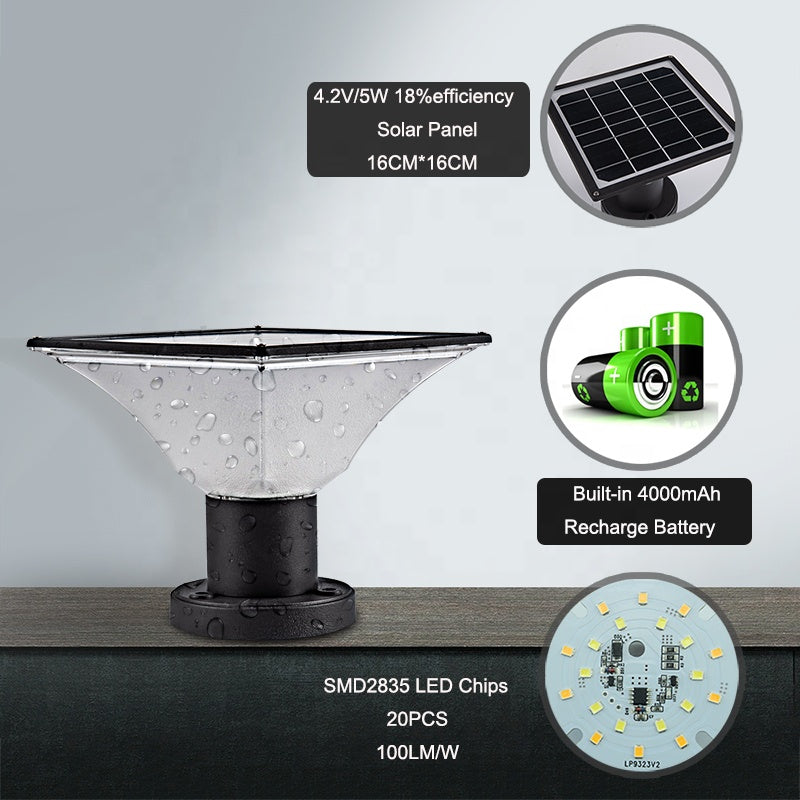 Vivora – Modern solar lamp for a warm garden
