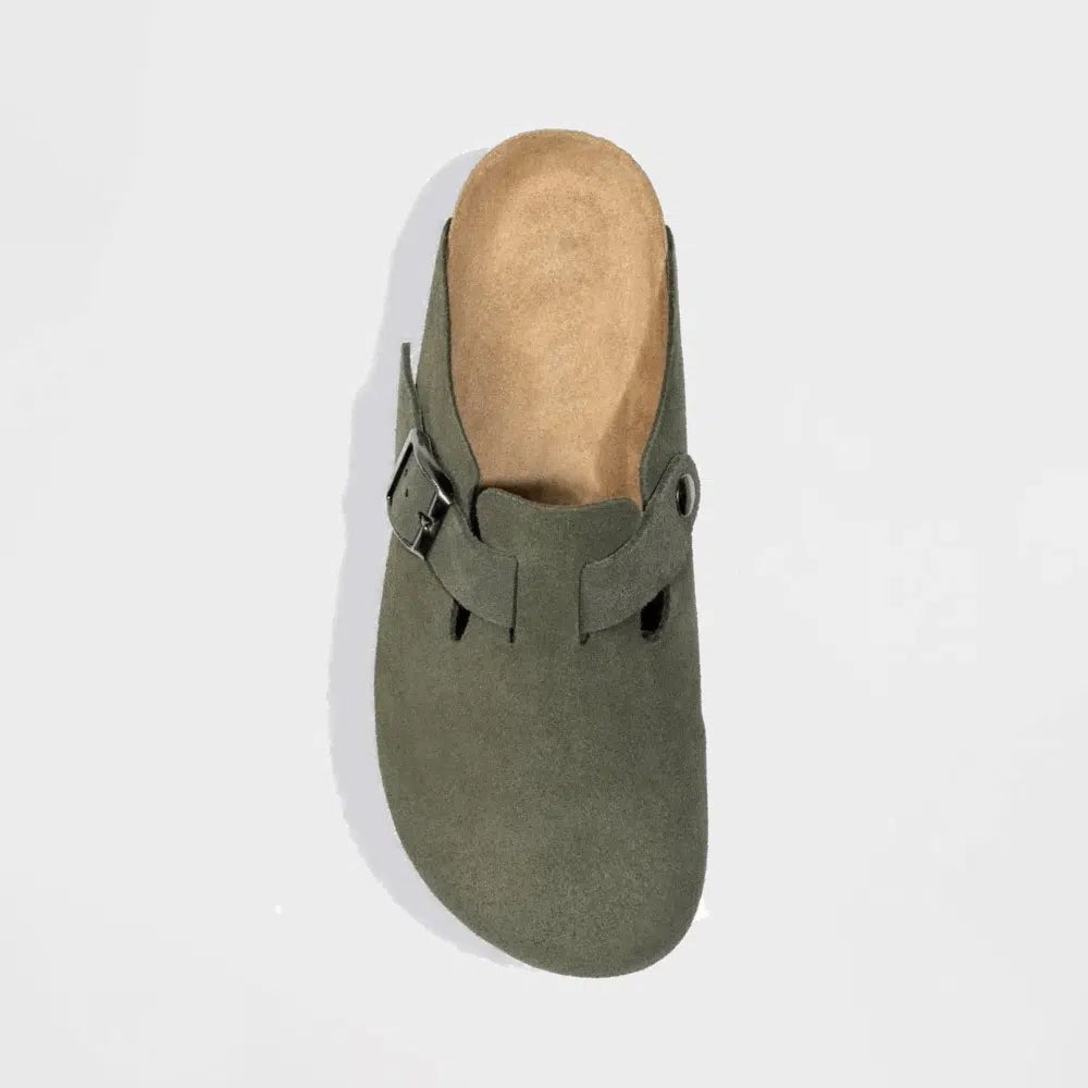 Birkenstock Boston Sabots Unisex en Daim Confortables
