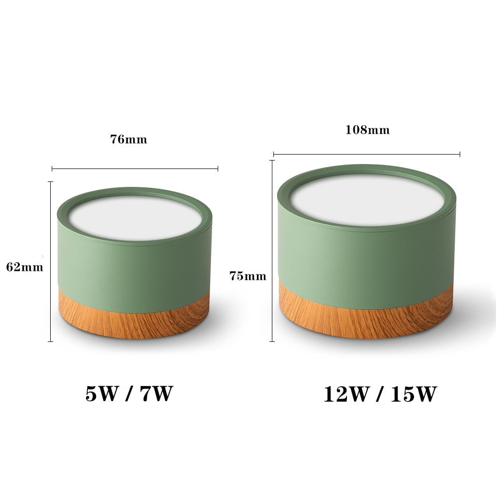 Viva – Spot LED Moderne en Bois et Métal pour Extérieur