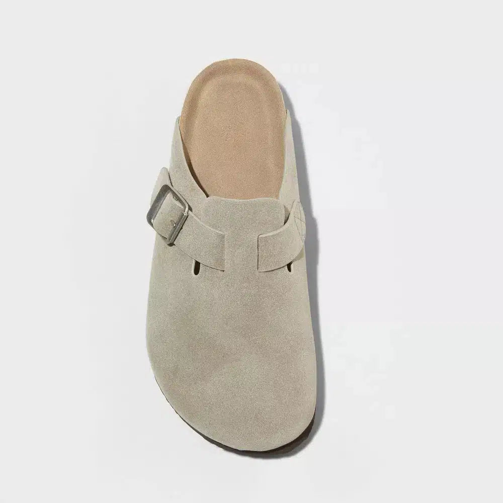 Birkenstock Boston Sabots Unisex en Daim Confortables