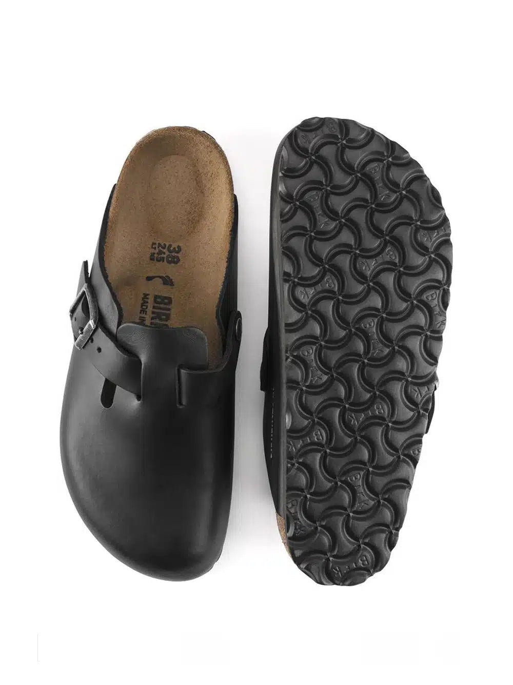 Birkenstock Boston Sabots Unisex - Noir