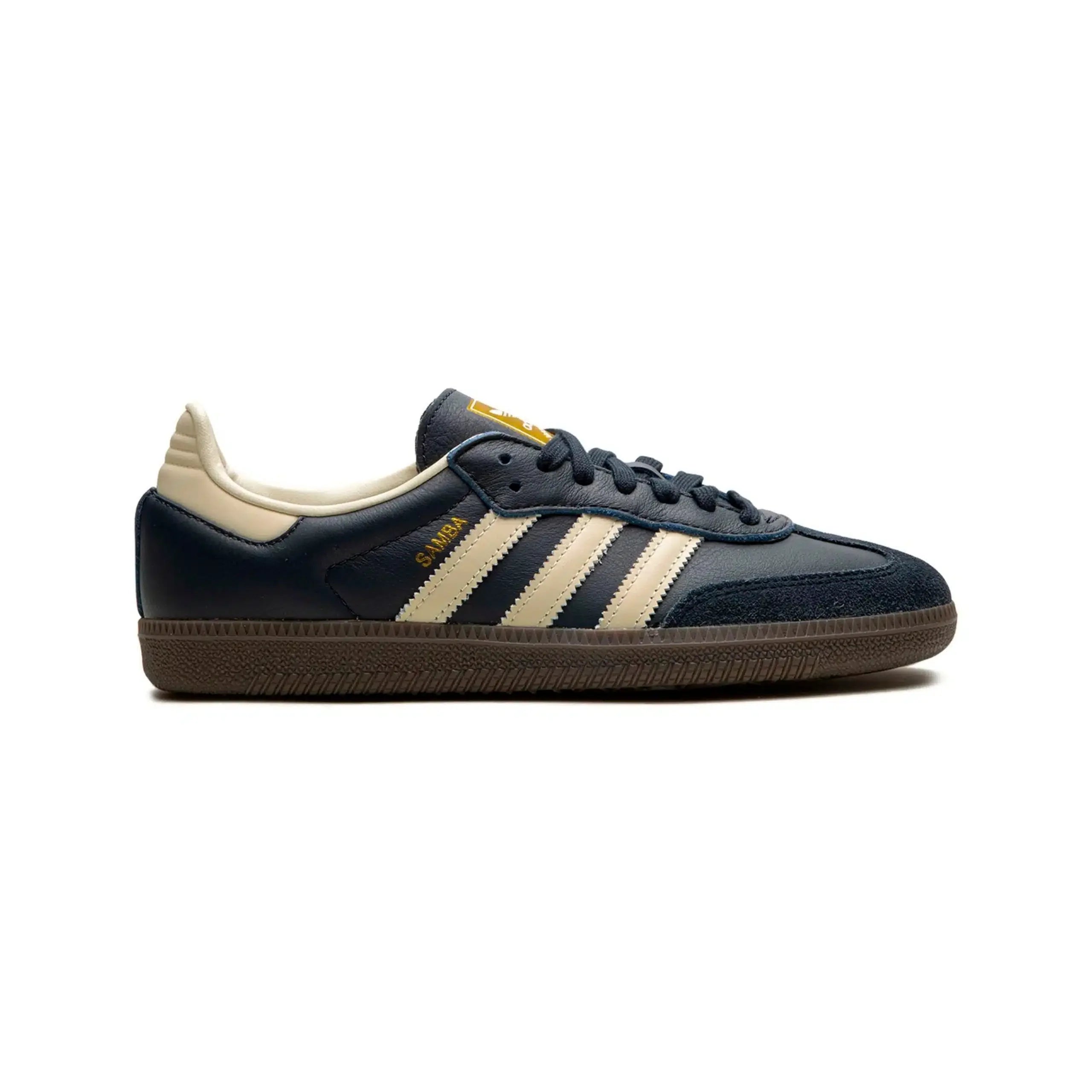 Adidas Samba Basses Bleu Marine et Beige Vintage