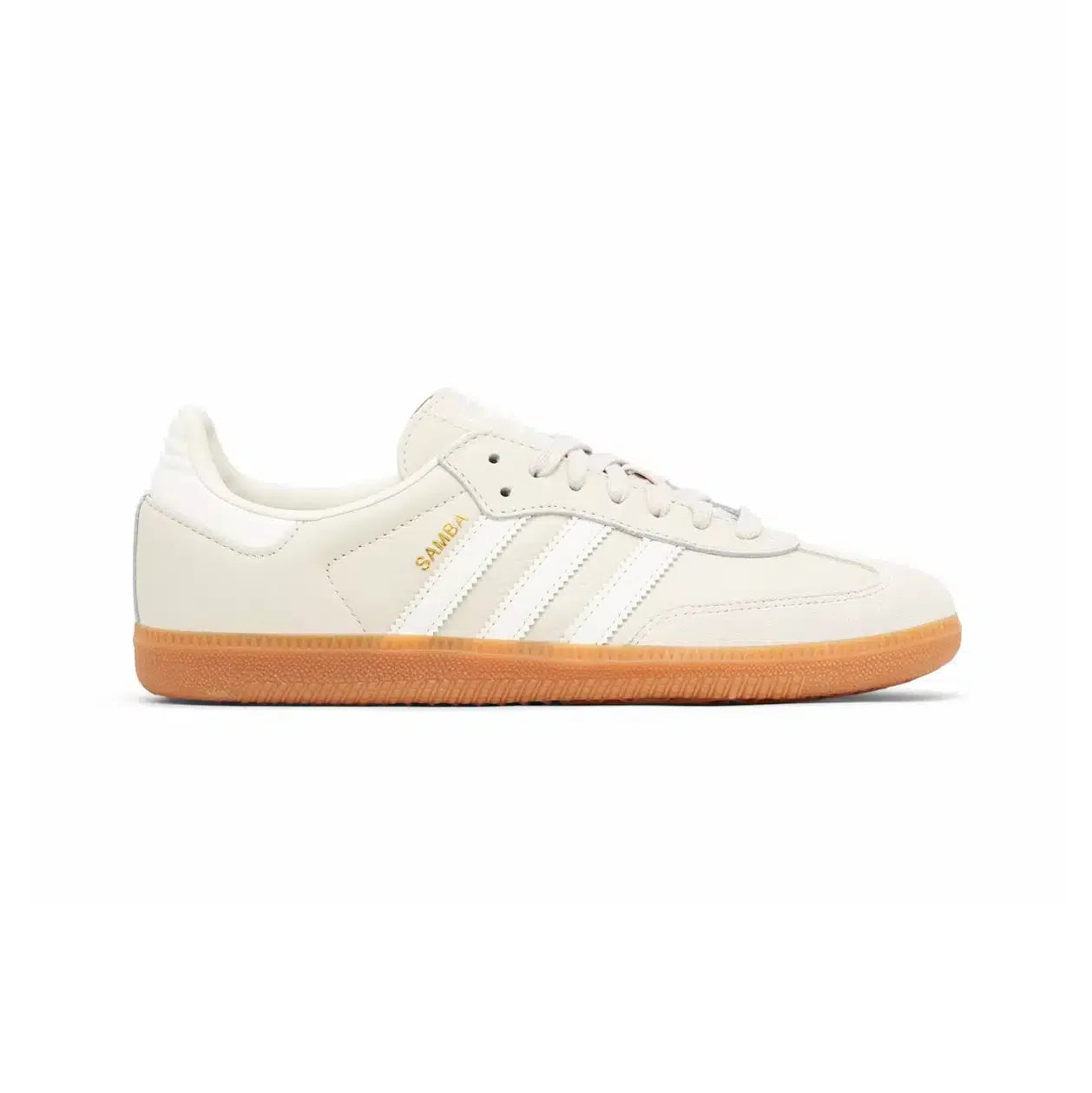 Adidas Samba Alluminio Basses Beige avec Semelle Marron Gum