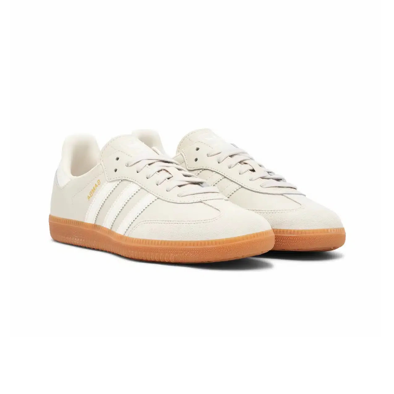 Adidas Samba Alluminio Basses Beige avec Semelle Marron Gum