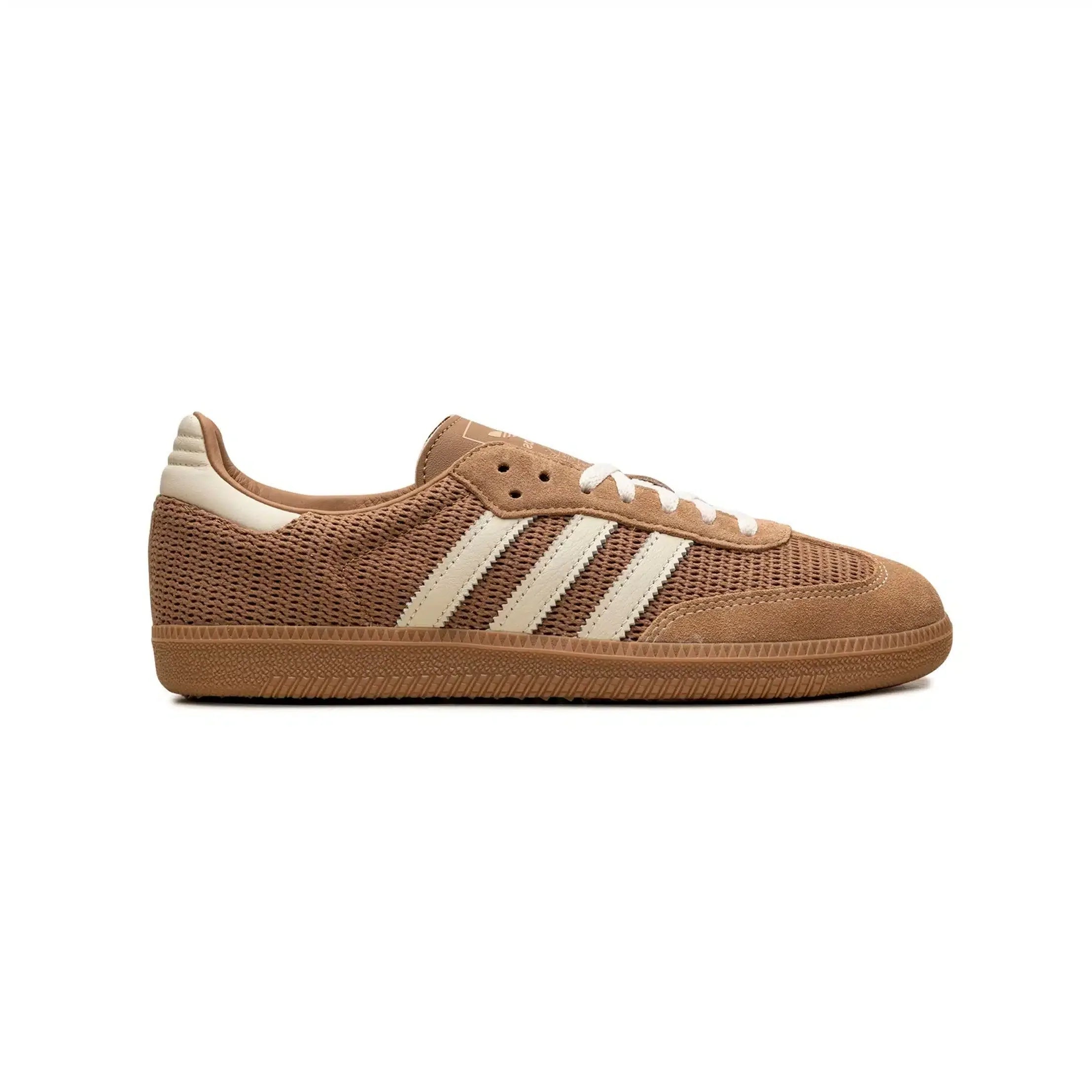 Adidas Samba Marron Cardboard avec Détails Beiges Vintage