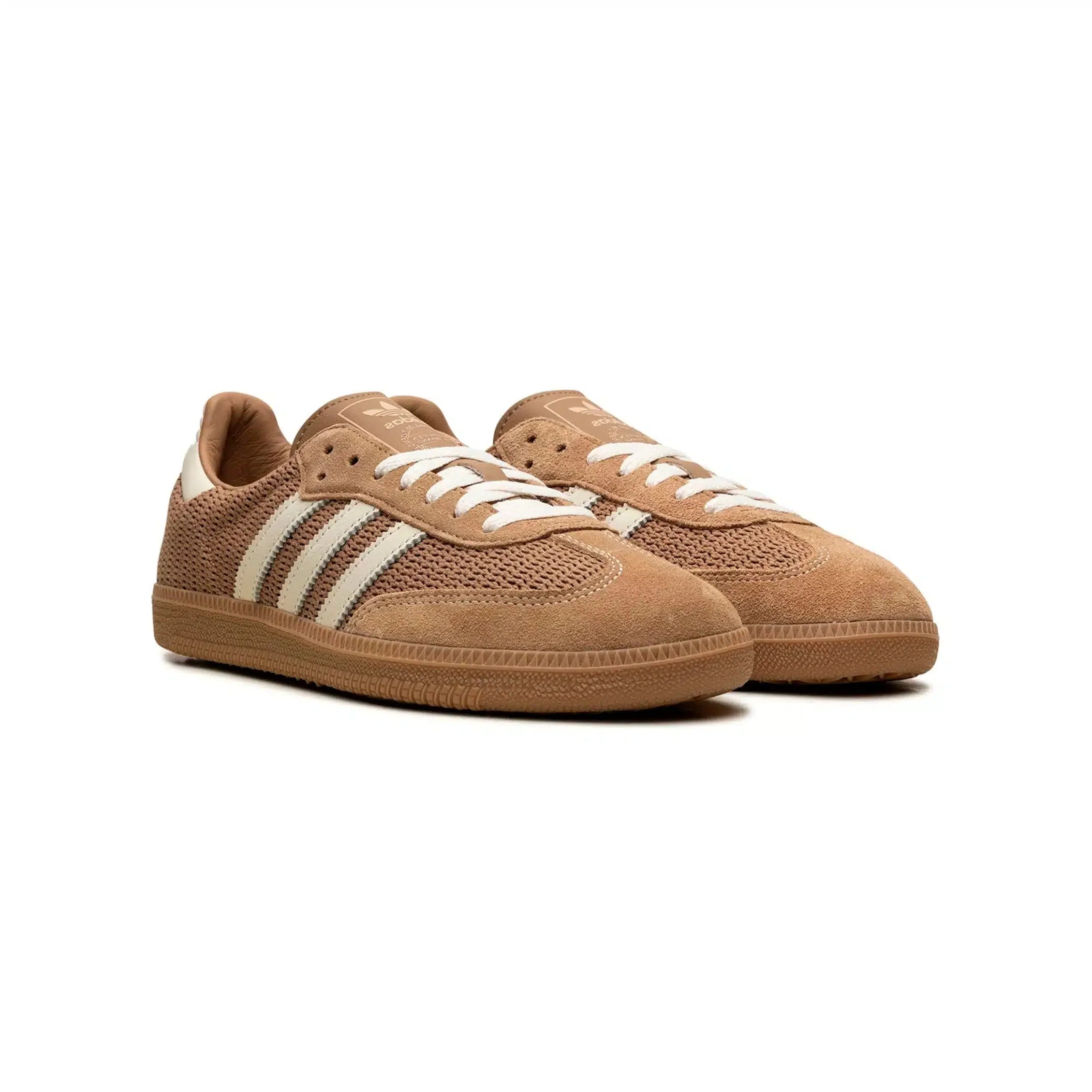 Adidas Samba Marron Cardboard avec Détails Beiges Vintage