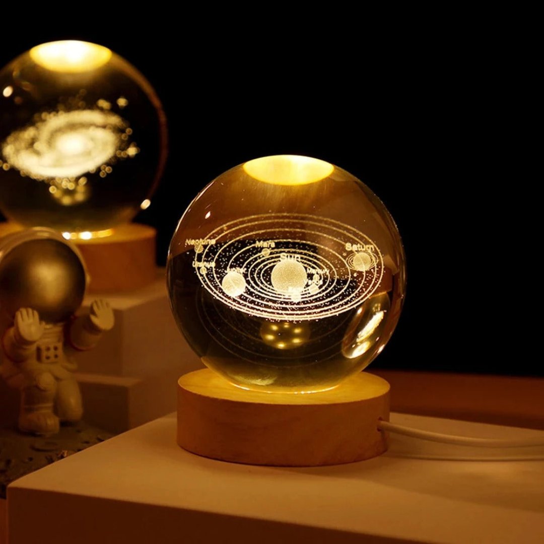 Astrova – Lampe de table LED design Planètes et Voie Lactée