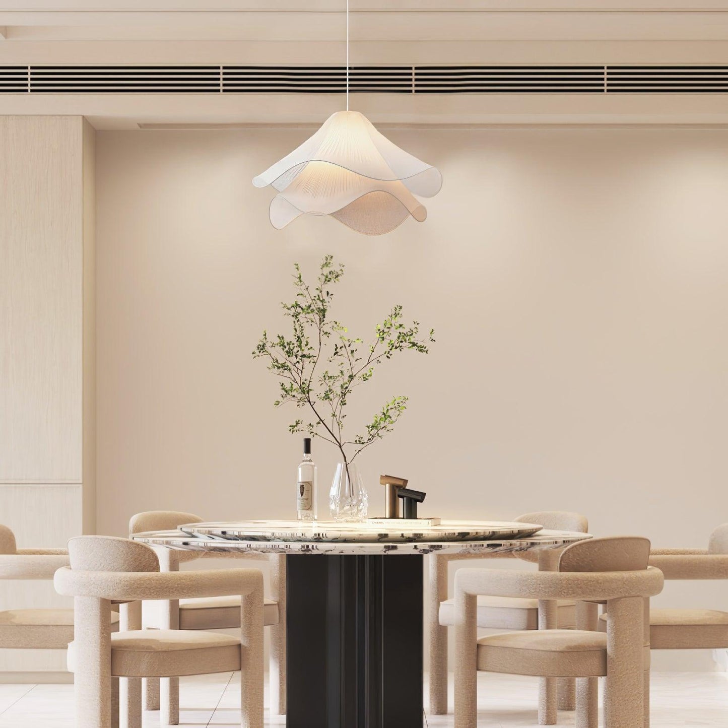Bloomora - Elegant flower-shaped designer ceiling light