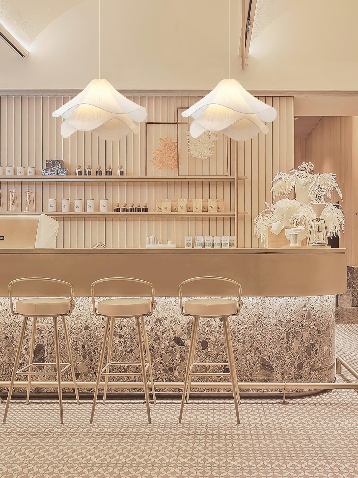 Bloomora - Elegant flower-shaped designer ceiling light