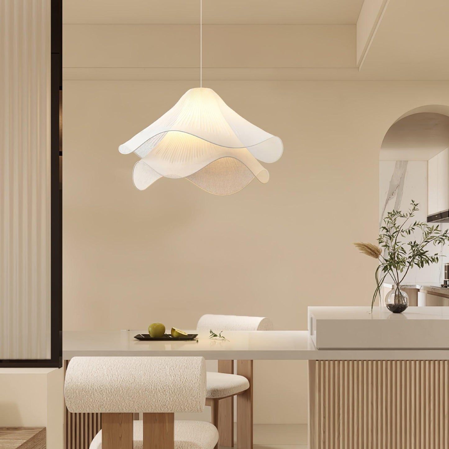 Bloomora - Elegant flower-shaped designer ceiling light