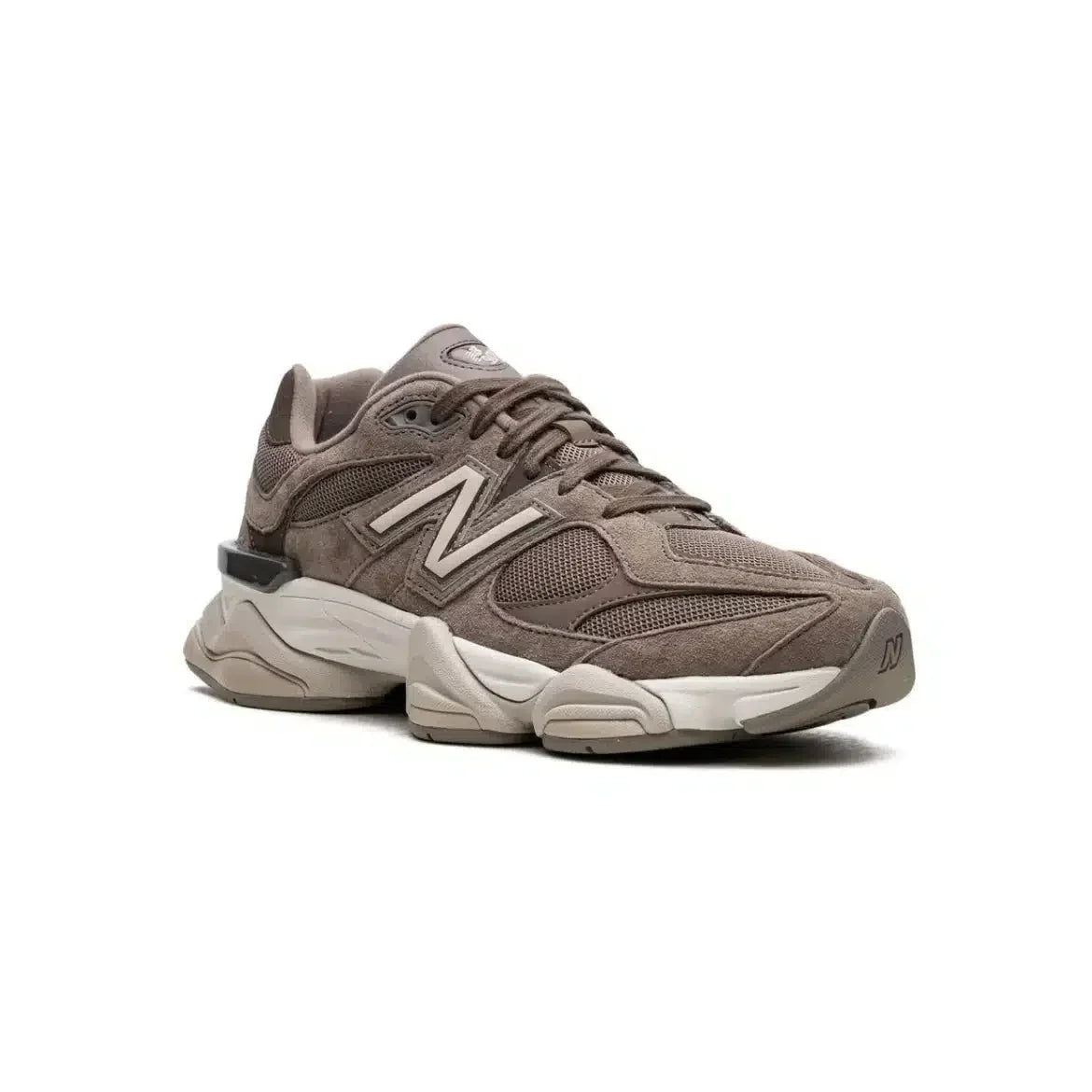 Baskets décontractées New Balance 9060 pour homme, en daim marron « Mushroom »