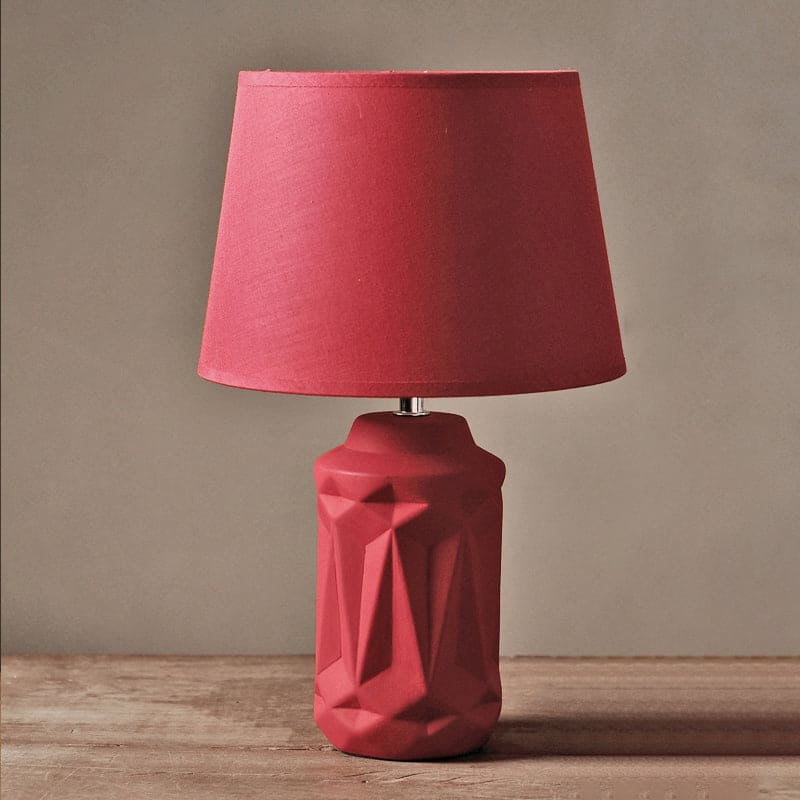 Gloedceram - Lampe de nuit en céramique rouge