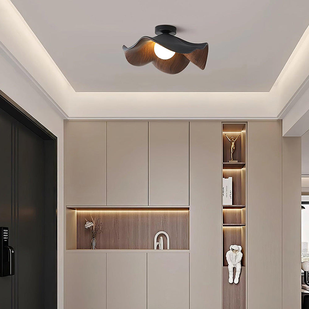 Lumora – Plafonnier design en bois avec une touche scandinave
