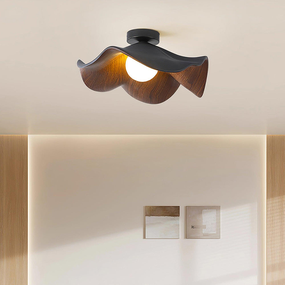 Lumora – Plafonnier design en bois avec une touche scandinave