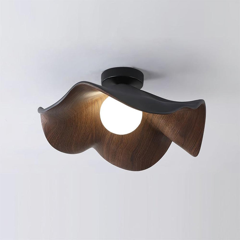 Lumora – Plafonnier design en bois avec une touche scandinave