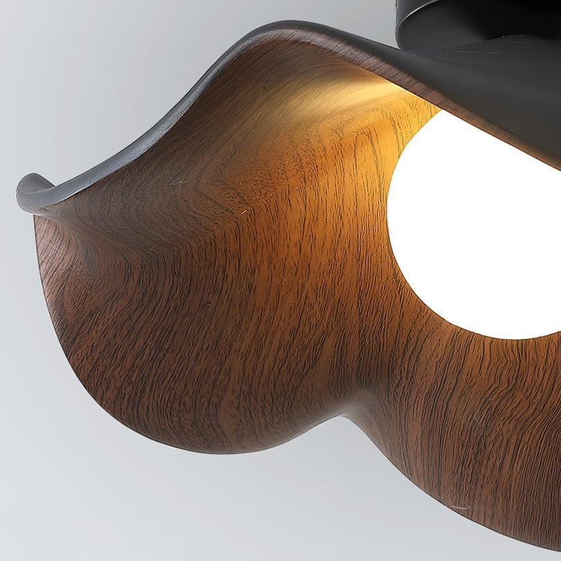 Lumora – Plafonnier design en bois avec une touche scandinave