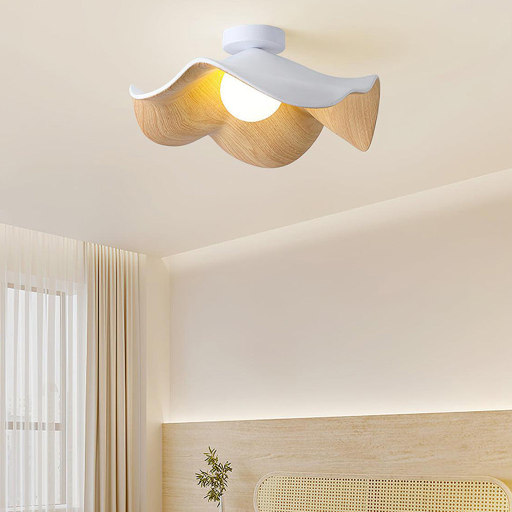 Lumora – Plafonnier design en bois avec une touche scandinave