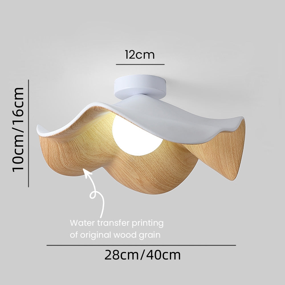 Lumora – Plafonnier design en bois avec une touche scandinave
