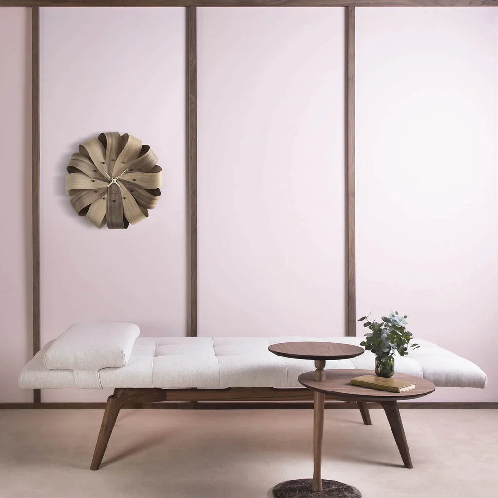 Momenta - Modern wooden wall clock with an elegant look