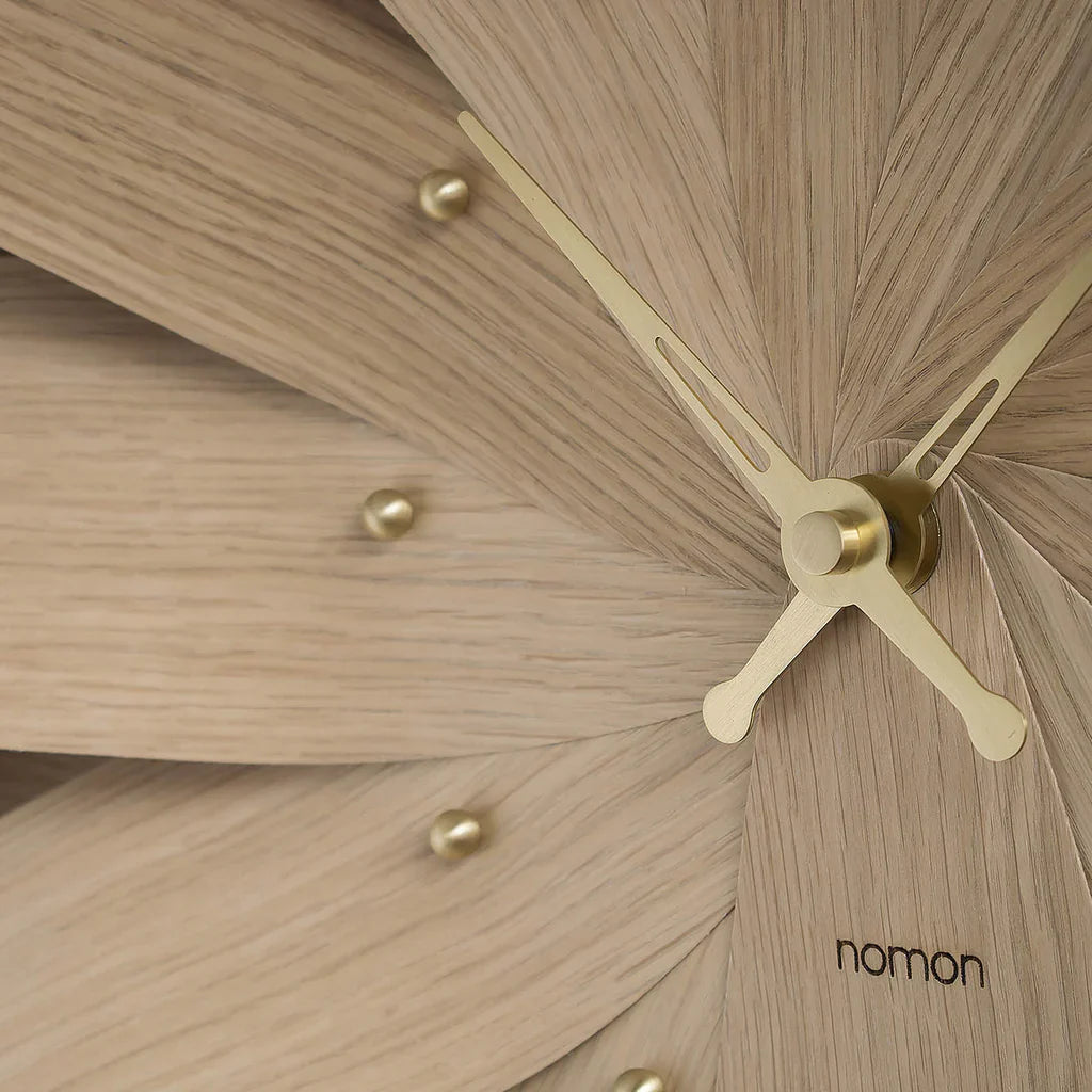 Momenta - Modern wooden wall clock with an elegant look